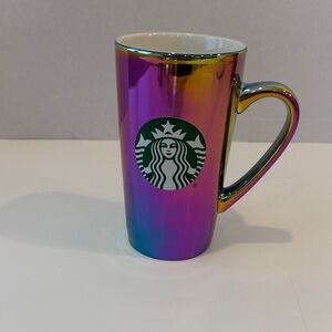 Starbucks Iridescent Multicolor Reflective Mug Coffee Tea 16oz